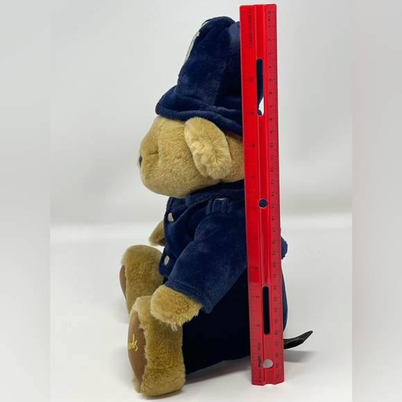 HARRODS: Police (Bobby) Teddy Bear, Blue Police Uniform. Knightsbridge London. - Picture 11 of 11